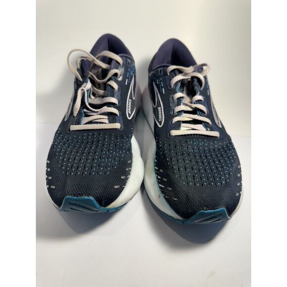 Brooks Glycerin 20 Women’s 9.5 Narrow 2A Running Shoes Blue Teal Cushioned - Picture 3 of 8